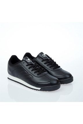 30484 Erkek Sneakers Spor Ayakkabı Siyah Beyaz P-00000001385