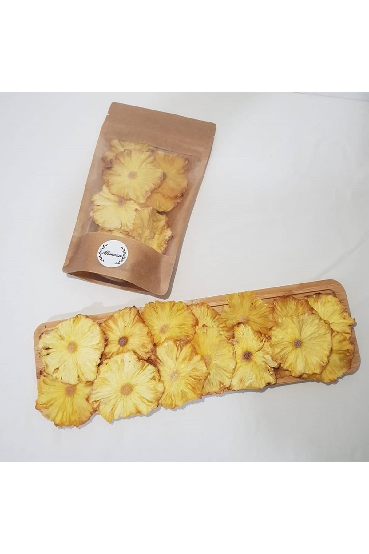 Mimoza Kurutulmuş Ananas Dilimleri - 25 gram | Şekersiz