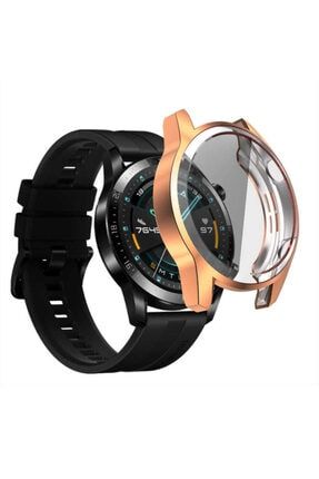 Gt2 46 cm Huawei Watch Akıllı Saat Uyumlu Cam Çerçeve Rose Gold Ekran Koruyucu watchgrdcup2