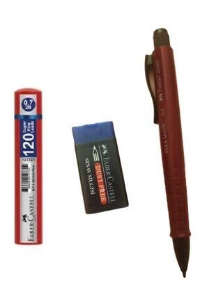 Faber-Castell Poly Matic 0.7mm Mechanical Pencil - Mint Green Ergonomic Design