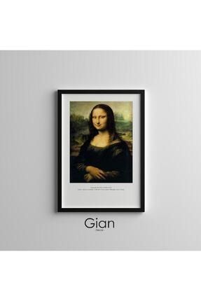 Dekoratif Mona Lisa Çerçeveli Tablo Boyut Opsiyonlu MONA120
