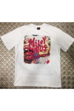 Mıley Cyrus Baskılı T-shirt KLPQTYZ3-KOR