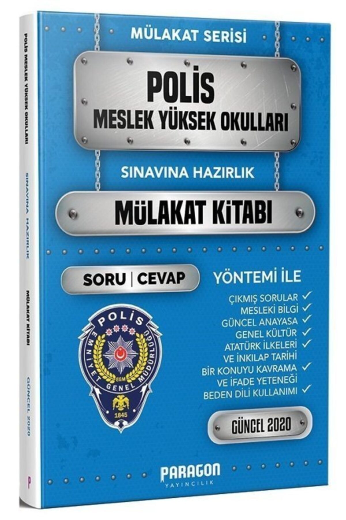 Paragon Yayincilik 2020 Pmyo Polis Meslek Yuksek Okulu Sinavi Mulakat Kitabi Soru Cevap Fiyati Yorumlari Trendyol