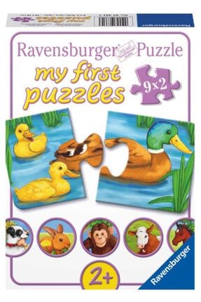 Puzzle 9x2 Hayvanlar My First Puzzles mbr817