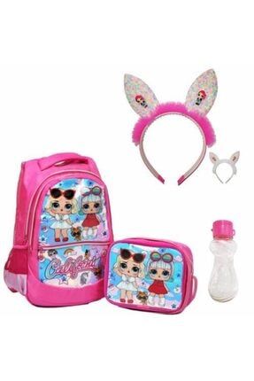 mashotrend pembe lol bebek baskili ilkokul cantasi cekcekli okul cantasi beslenme cantasi matara tac fiyati yorumlari trendyol