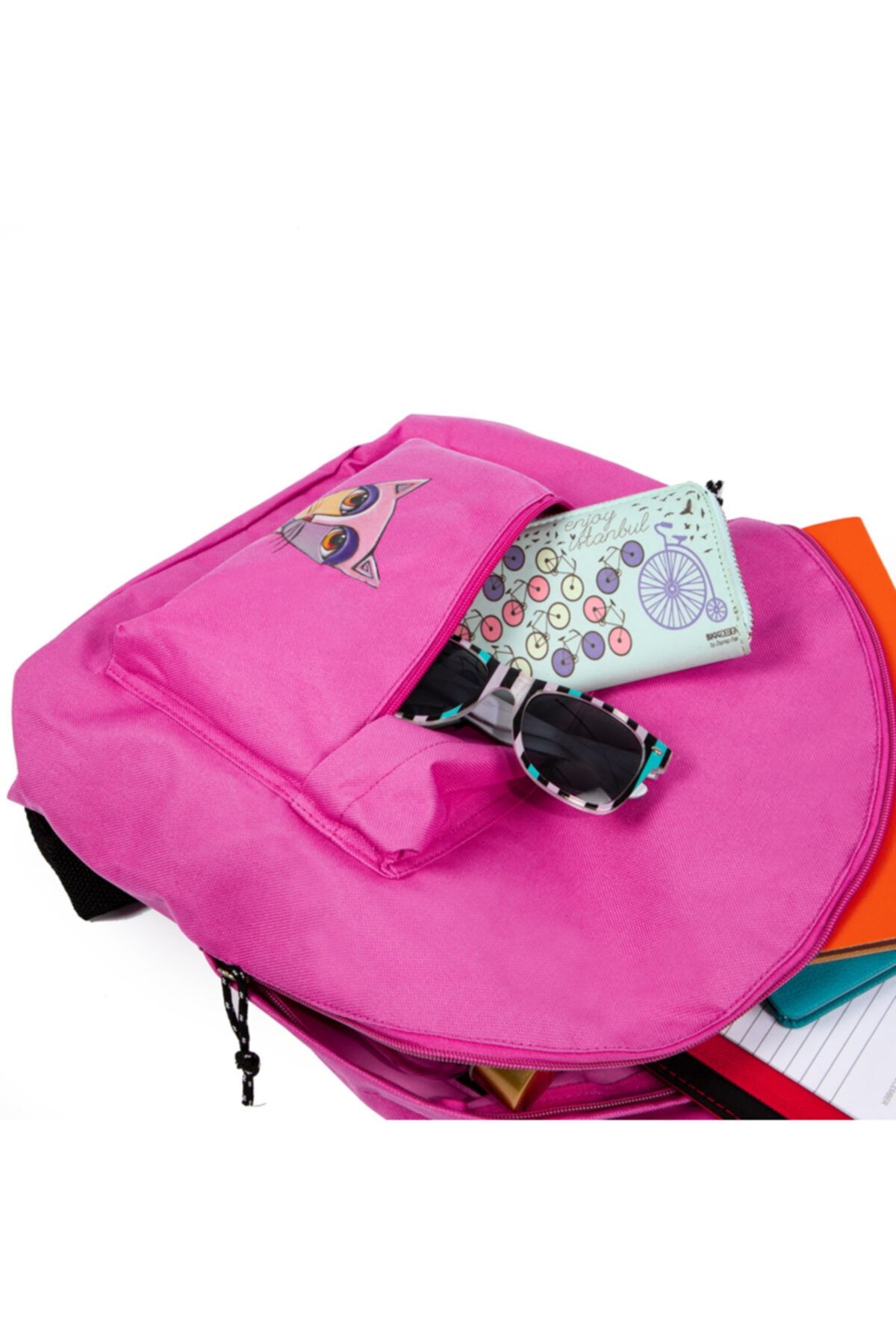 Biggdesign-Eule und Stadt - Midi-Rucksack 7