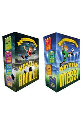 Hayalim Messi Set (4 Kitap) - Hayalim Ronaldo Set (4 Kitap) - Erkan Işeri HR-HM SET 2'Lİ