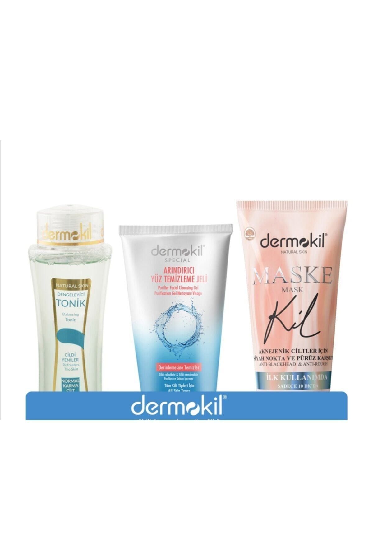 Dermokil Sivilce Maske 75 Ml Karma Tonik Ve Jel 3 Li Set Fiyati Yorumlari Trendyol
