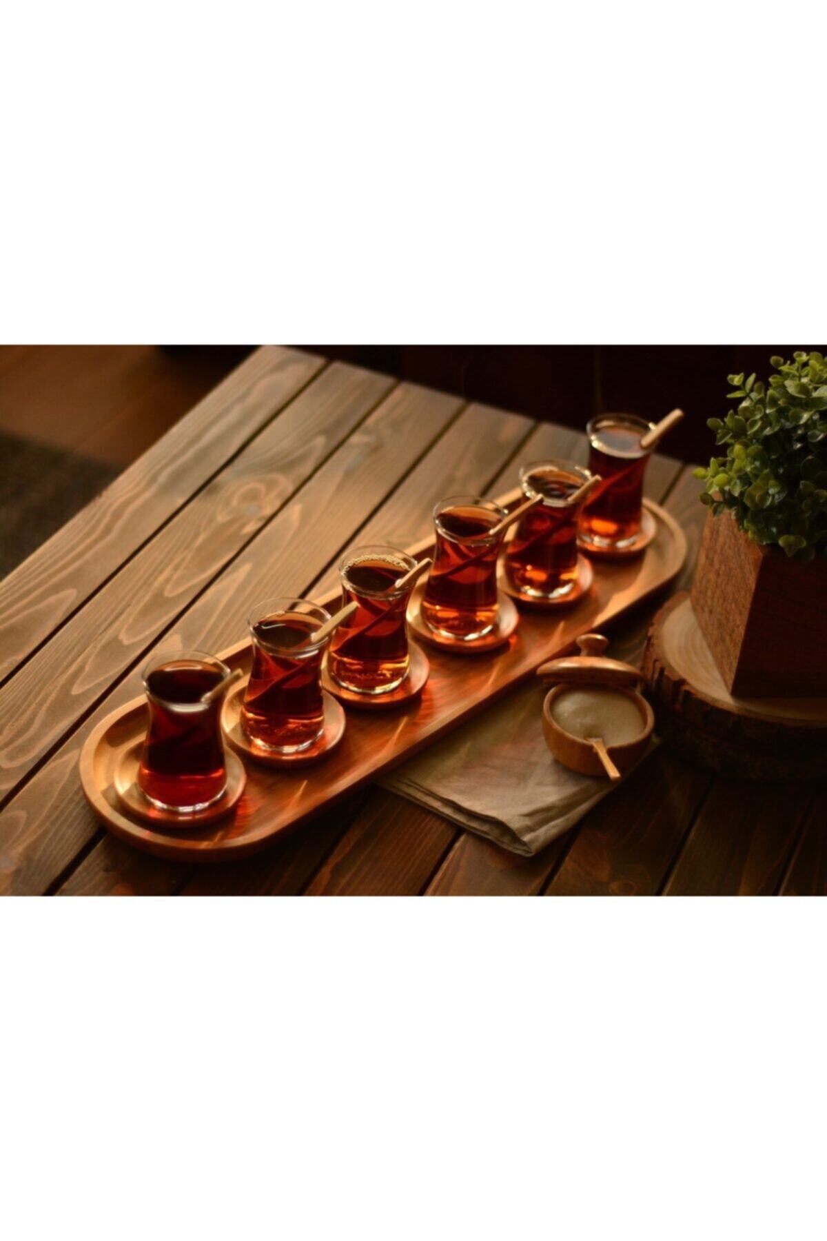 Bambum-Beige Latte Long Rectangular Serving Tray B2880 60x17cm 3