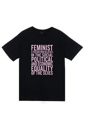 Feminist Baskılı T-shirt KNTUV258-KOR