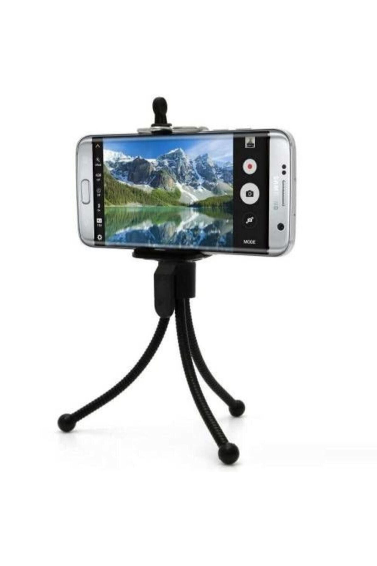 metal akrobatik telefon kamera tutucu mini tripod esnek ayak