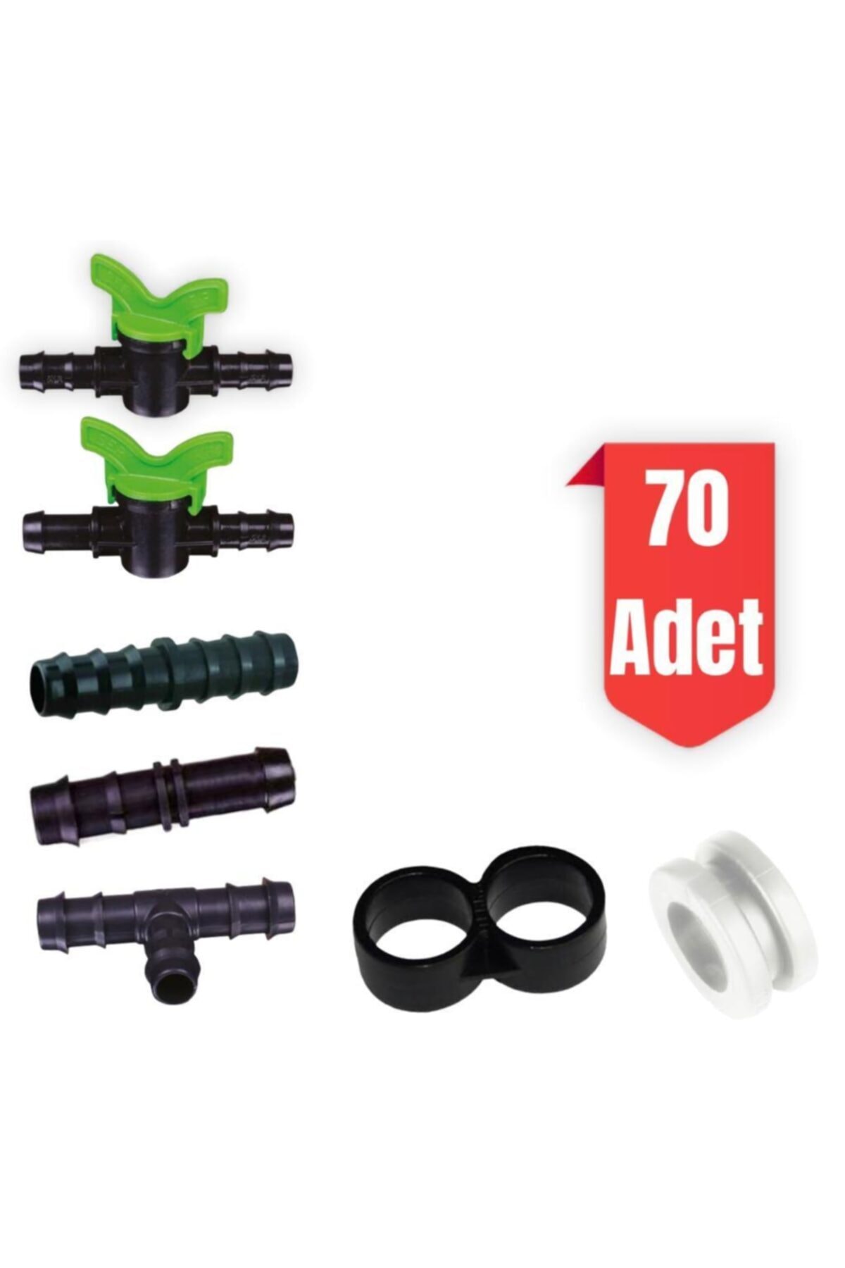 16mm Damlama Malzemesi Karışık Set 10'ar Adet