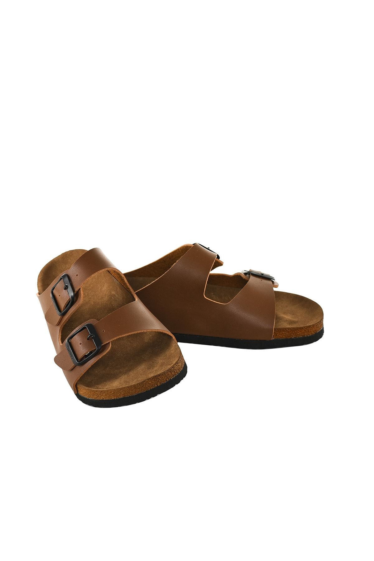 JustBow-Παντόφλες Unisex Tan 5