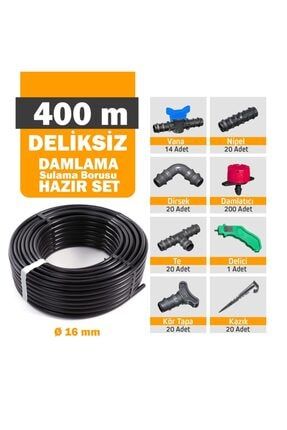 Deliksiz Damlama Sulama 400 M Borusu Hortumu 16mm PRA-3246214-1576