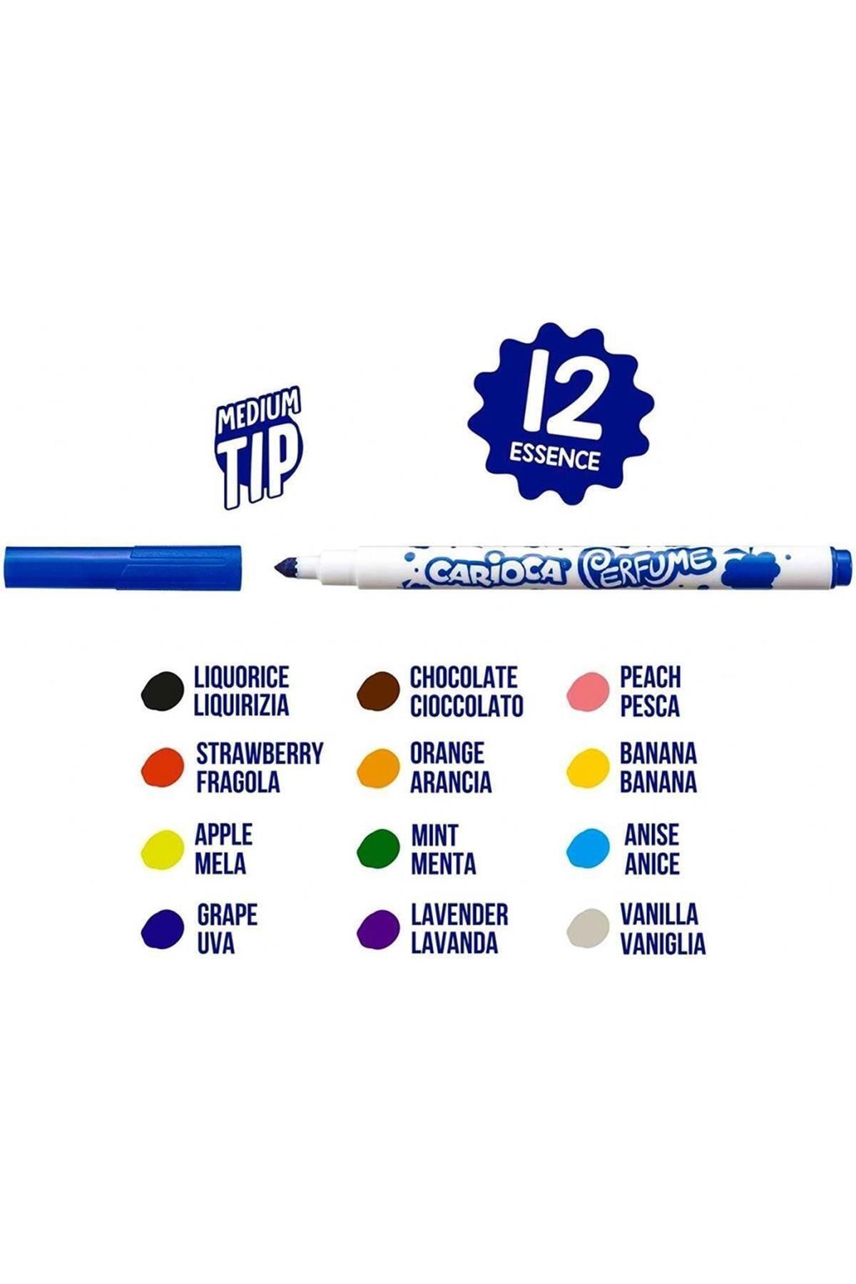CARIOCA-Set of 12 Scented and Felted Crayons 2