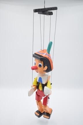 Ahşap Pinokyo Kukla, 35 cm, Büyük Boy, Dekoratif Hediye, Oyuncak 6003840