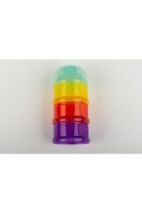 Baby Jem Katlı Toz Mama Kabı Renkli BBJ-545-RNK