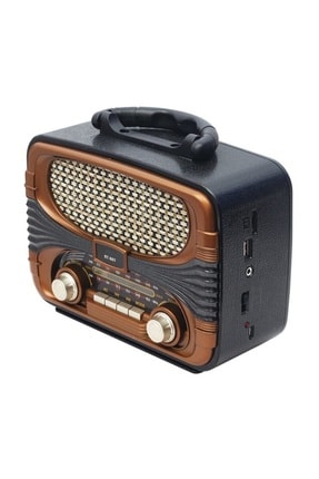 Nostaljik Radyo Usb Sd Fm Bluetooth Aux Radyo Müzik Çalar RADYO ÇALAR 907