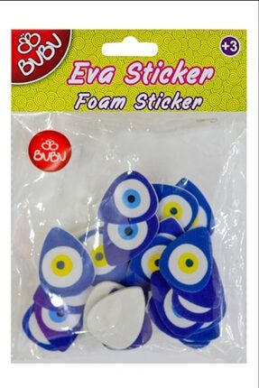 Bu-bu Eva Sticker Nazar Boncuğu Damla St0097 hepsikitapy19