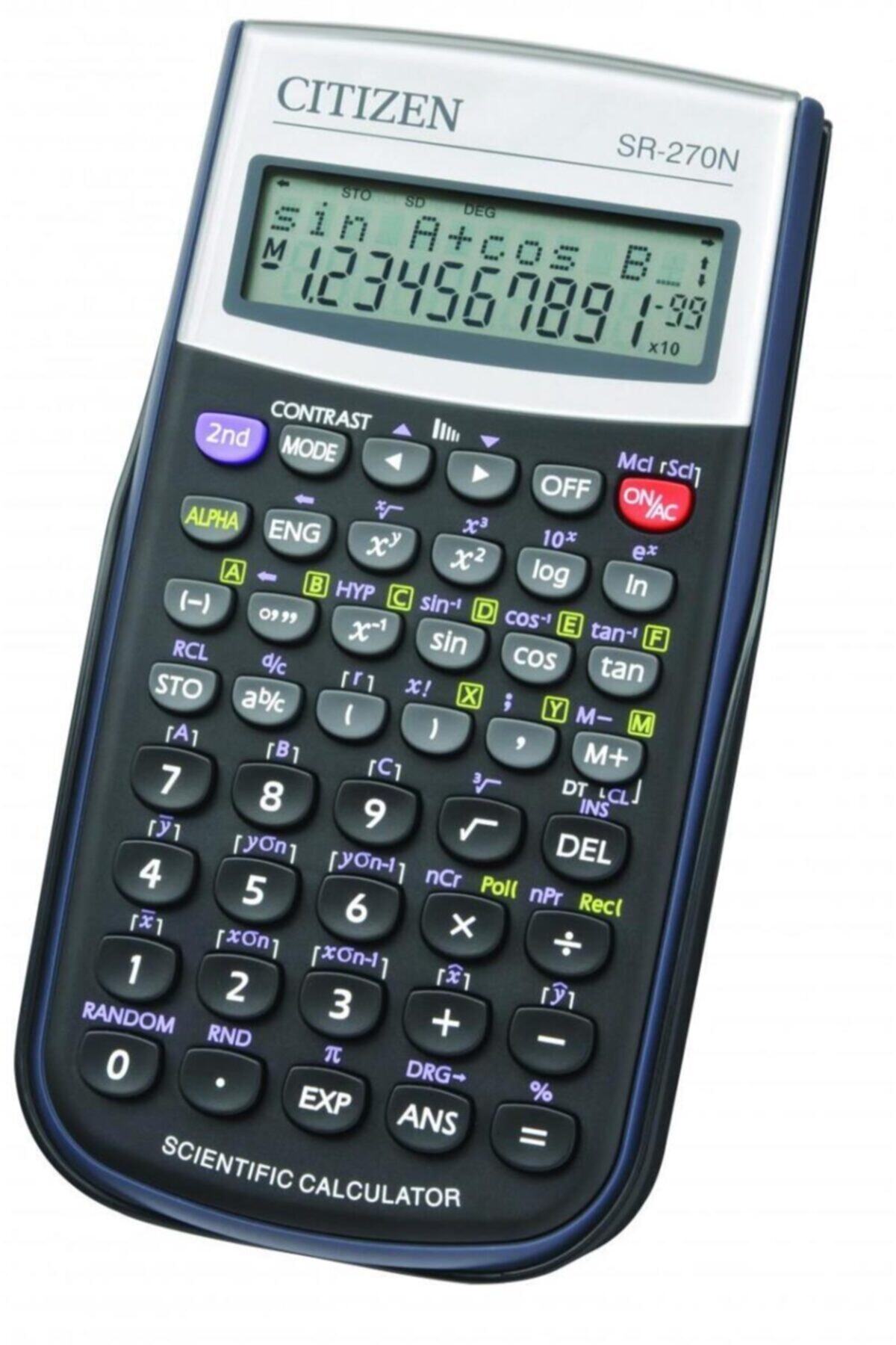 Citizen Hesap Makines Bilimsel Sr-270n Siyah