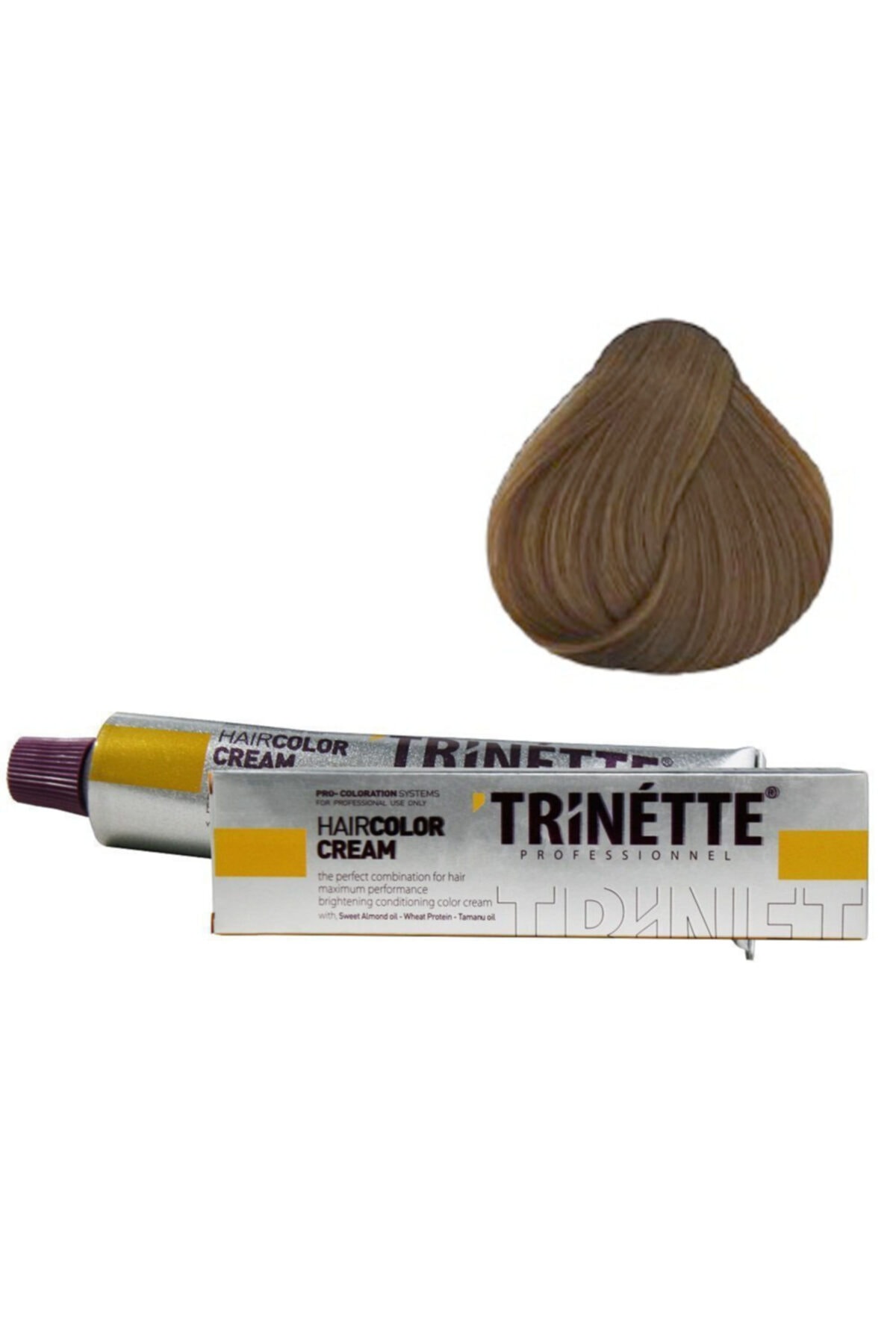 TRİNETTE Tüp Boya 7.7 Fındık Kabuğu 60 Ml + Sıvı Oksidan