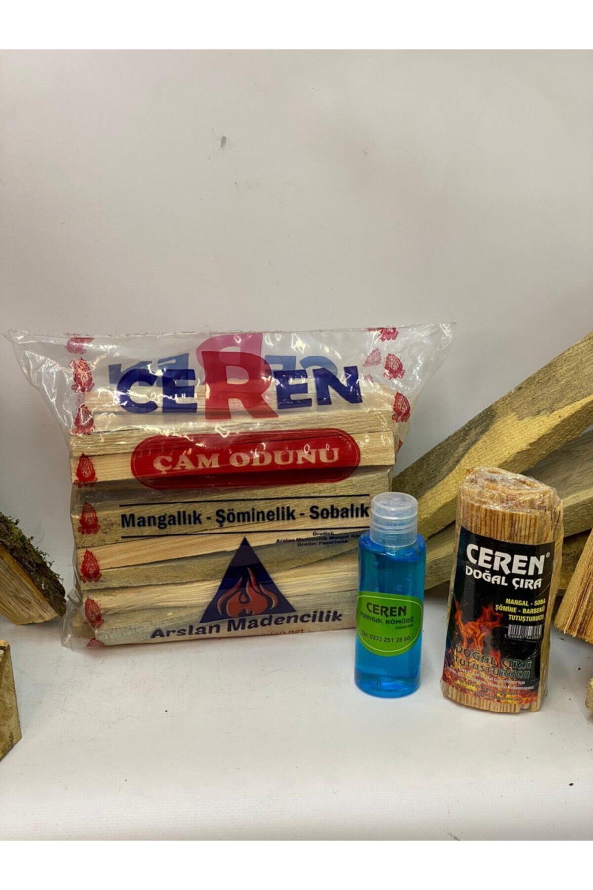10 Kg Meşe+10 Kg Parça Odun+paket Odun+çıra+tutuşturmalık Jel 2