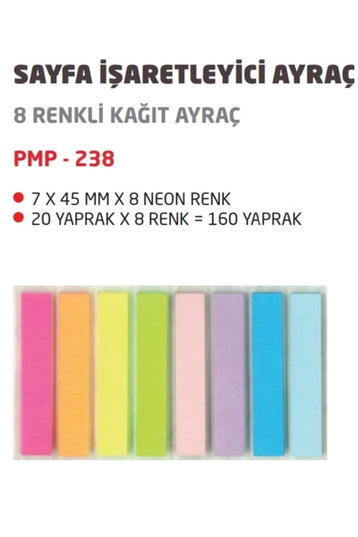 NotYaz-Pastel Color Index Post-It Bookmark 2