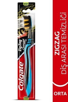 Zigzag Charcoal Diş Arası Temizliği Orta Diş Fırçası X 2 Adet Colgate Zigzag Charcoal