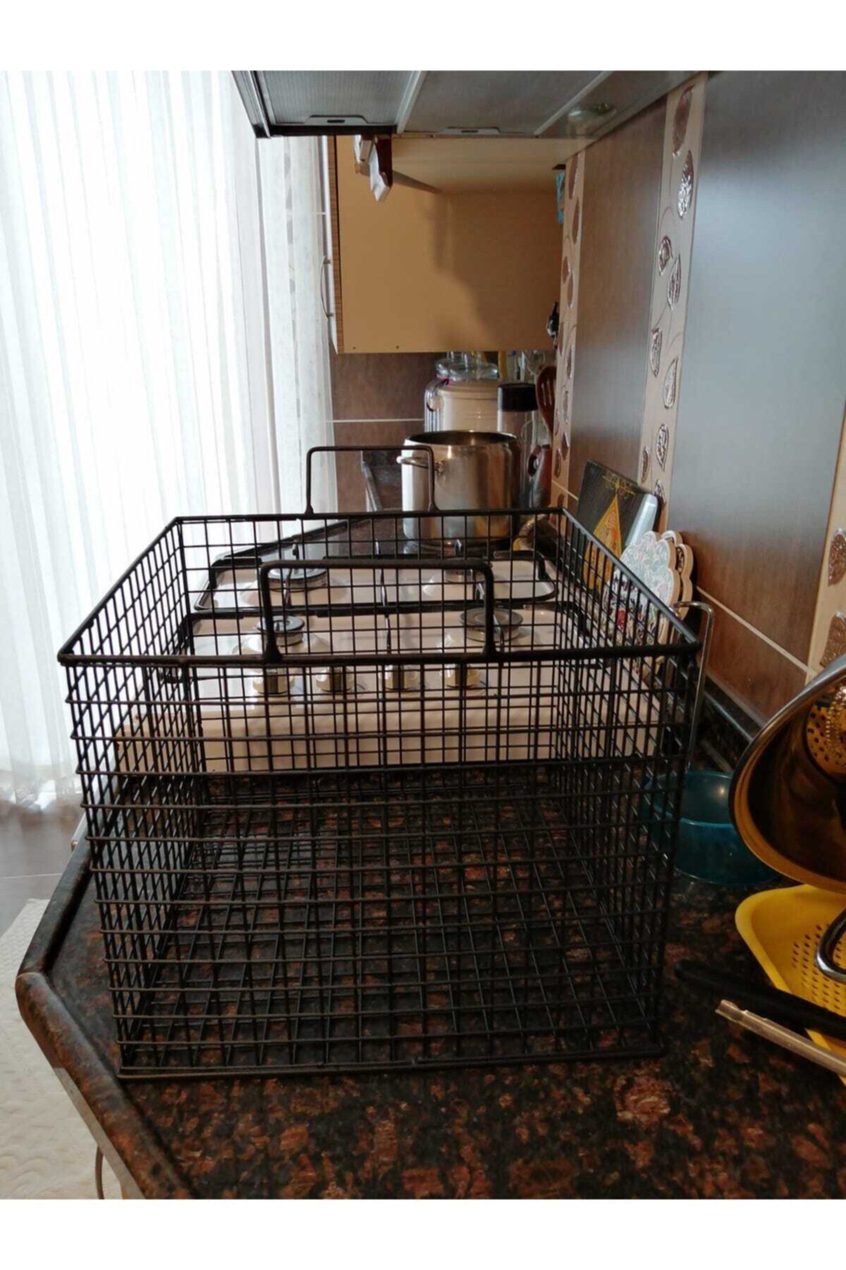 GO DEKOR-Metal Square Organizer - Multi-Purpose Wire Basket (Storage Container) 6
