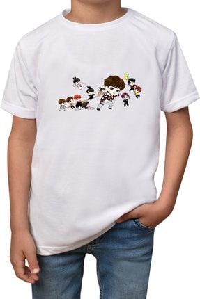 Beyaz Çocuk Unisex T-Shirt gift-bts-cocuk-9