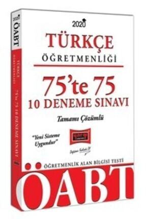 Ları Öabt Türkçe Öğretmenliği 75’te 75 Tamamı Çözümlü 10 Deneme Sınavı 158496549865