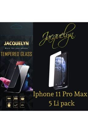 Iphone 11 Pro Max 5 Li Pack Tam Kaplayan Ön Ekran Koruyucu jacq5lipack5255252521541252l