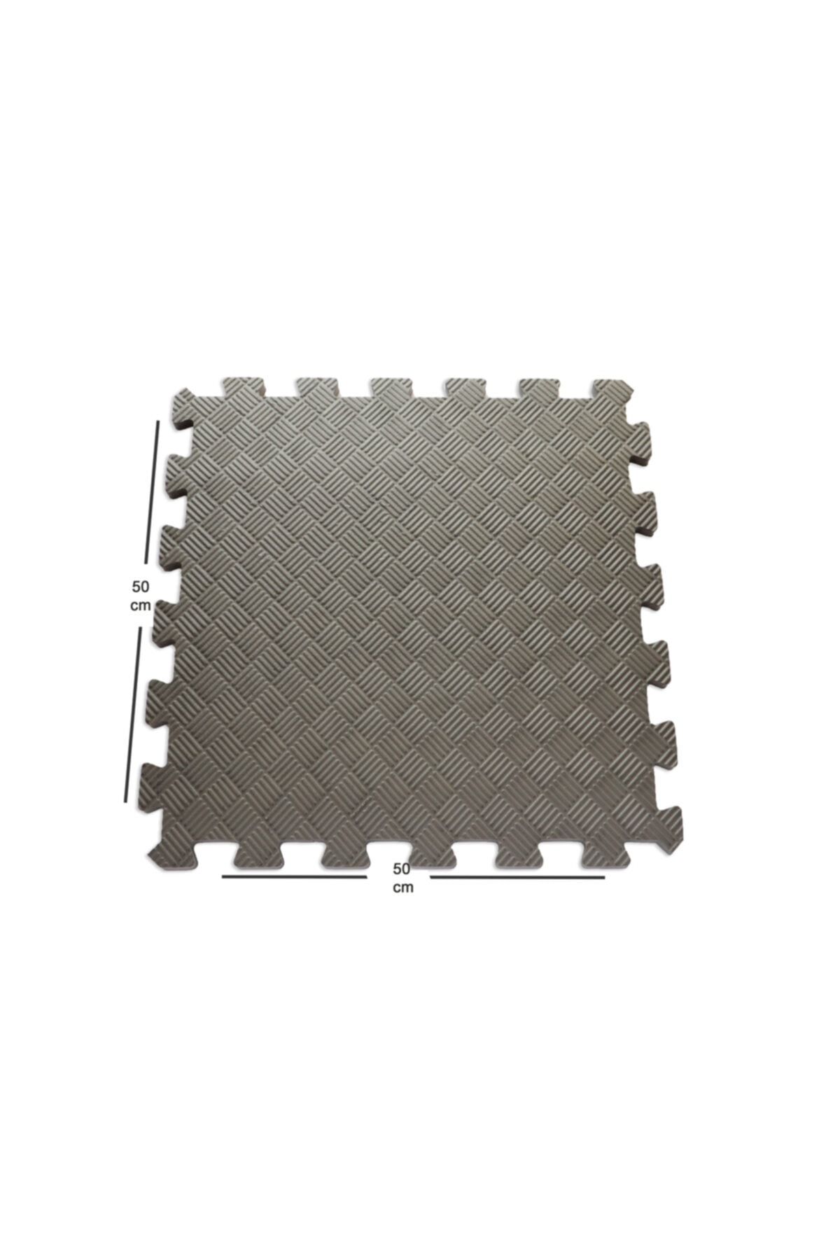 13 Mm Kalınlık 50cm X 50 Cm Eva Spor Matı Gri Tatami