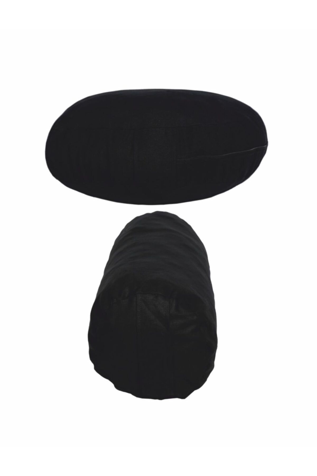 مت یوگا مشکی مردانه و زنانه کوسن مدیتیشن پوسته ارگانیک + Bolster دو مجموعه REMEGE