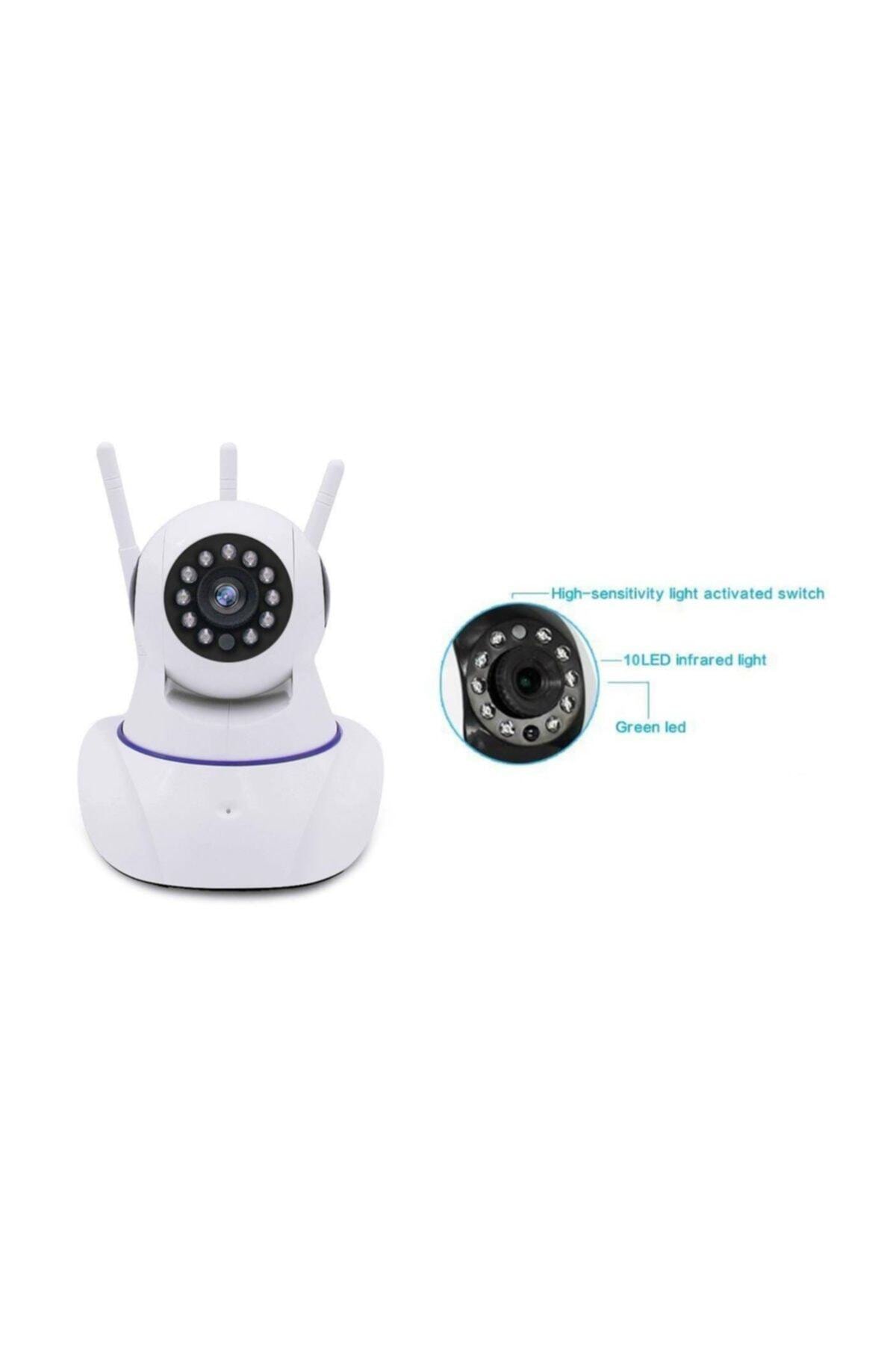 Wifi Ip Kamera Bebek Izleme Kamerası Uzaktan Izleme Hareketli Video Ses Kayıt Dinleme 4