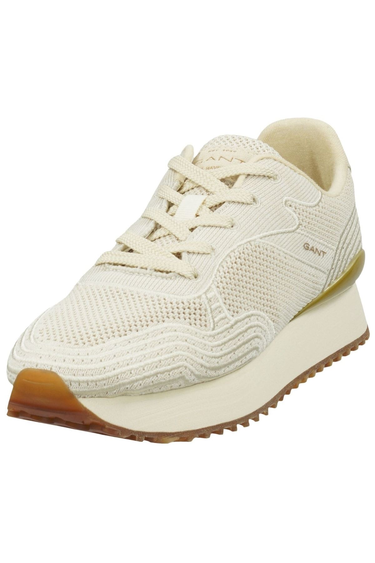 Gant Sneaker Ecru Flacher Absatz