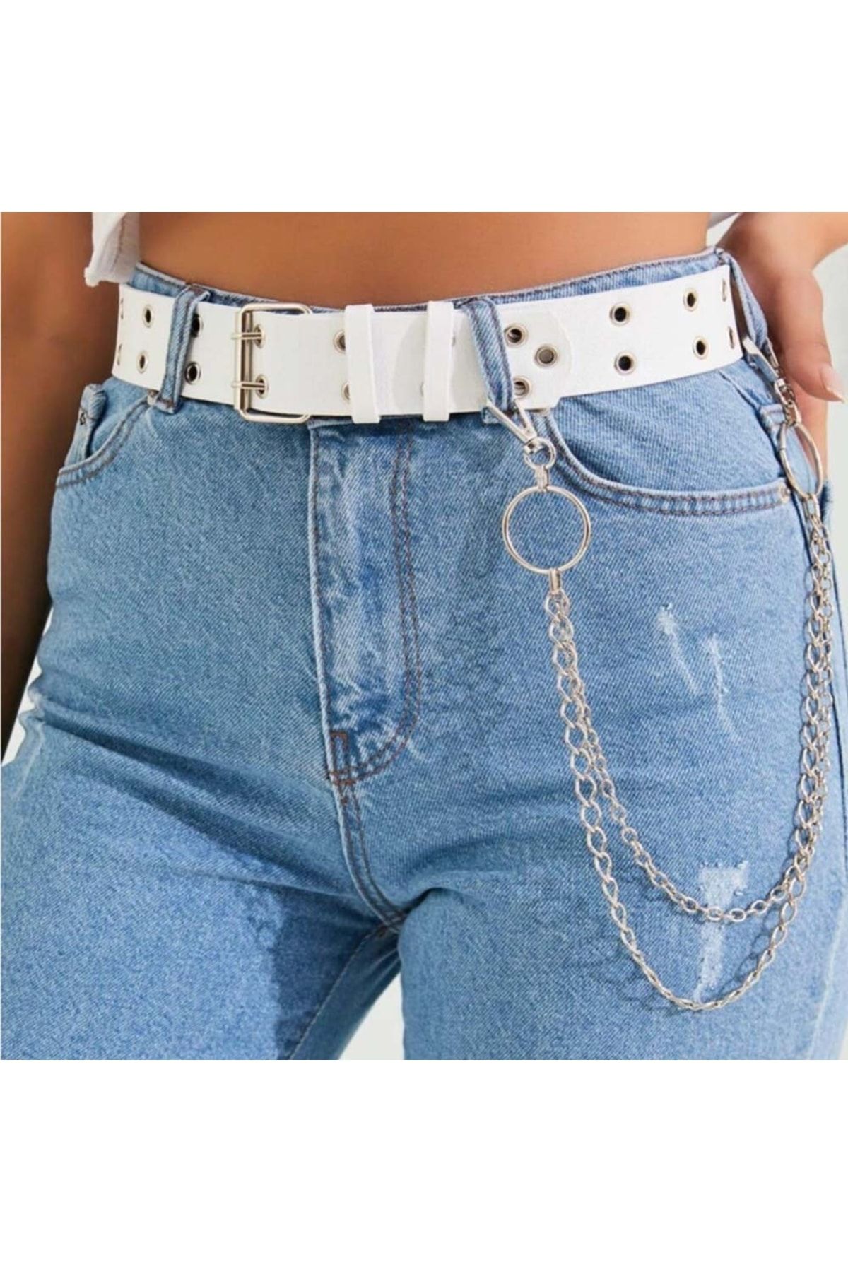 Double chain sale belt