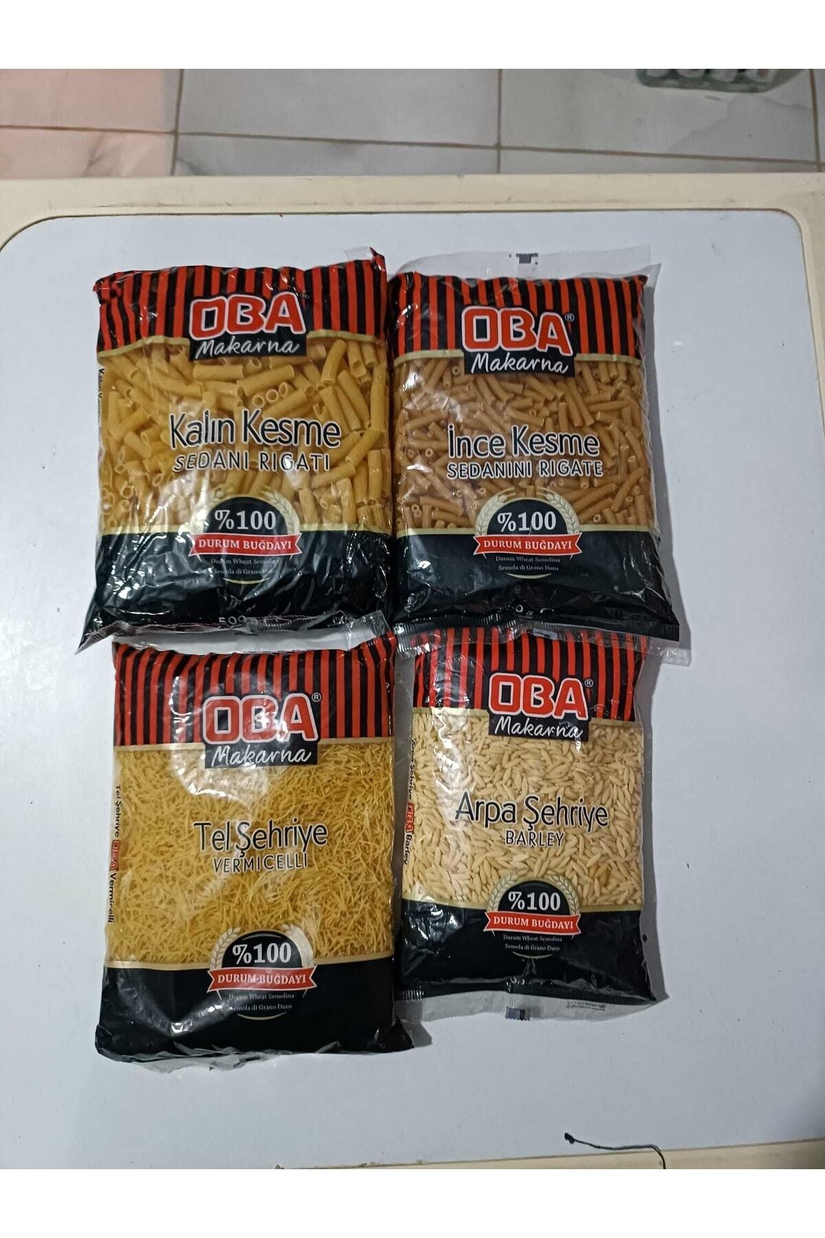 Oba Makarna 4lü Set (tel,arpa,ince Ve Kalın Kesme