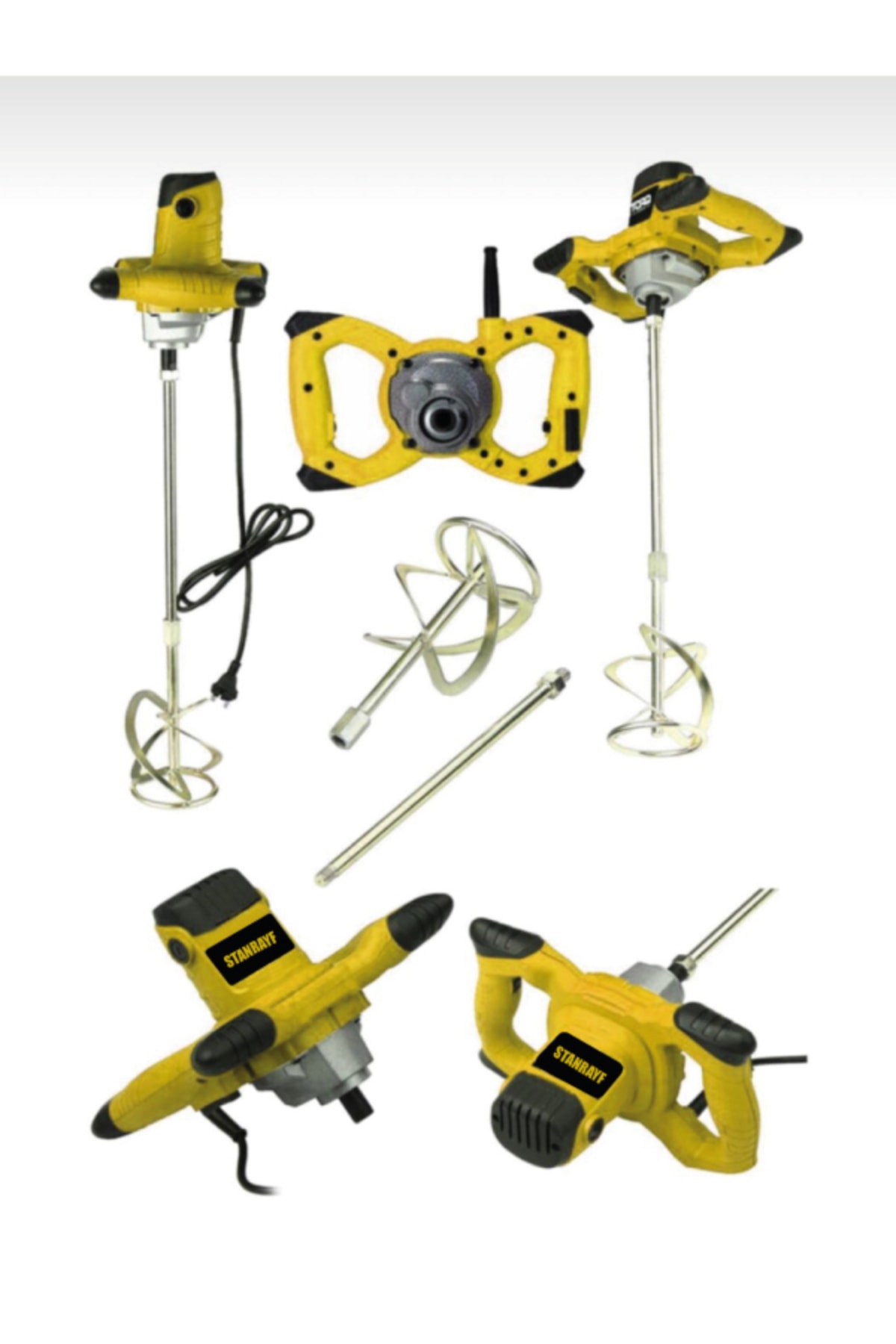 stanrayf Alman Mx-4800 Bakir Sargi 6 Kademe Devirli Ayarlı Elektirikli Alçı Ve Boya Karıştırıcı Mikser