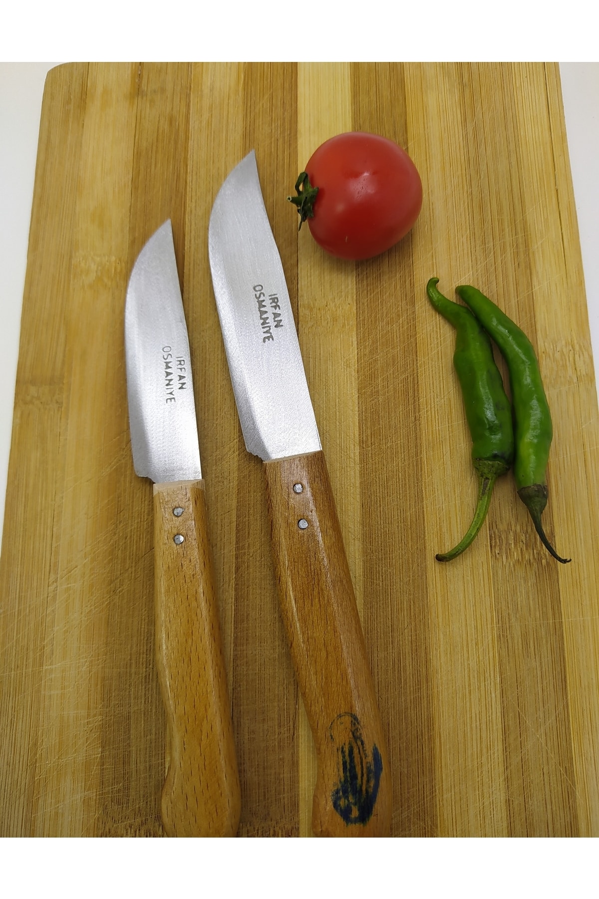Knife Vegetable Fruit Meat Knife Osmaniye Local Handmade Knife 2pcs