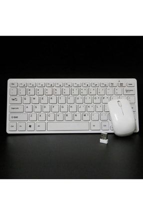 Pc & Smart Tv Klavyesi Kablosuz Klavye Mouse Seti Şık Tasarım 8030 2541525236