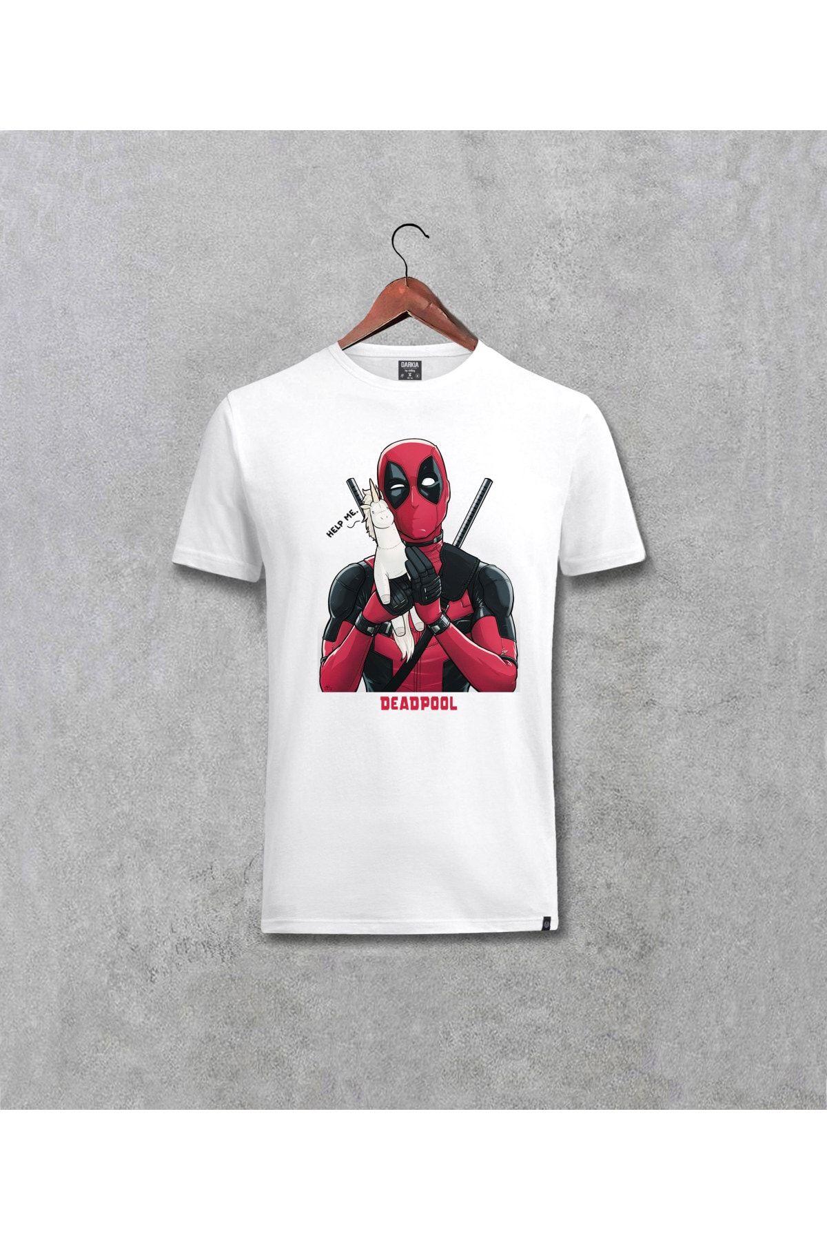 Deadpool t shirt white clearance