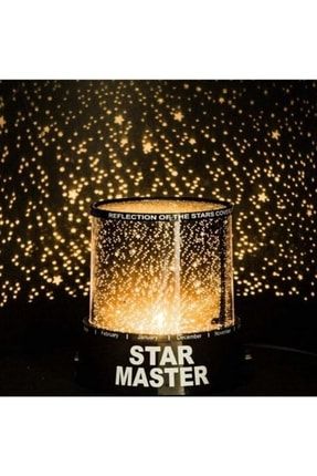 Buffer Star Master Pilli Gökyüzü Projeksiyonlu Led Renkli Yıldızlı Tavan Işık Yansıtma Gece Lambası 6942884
