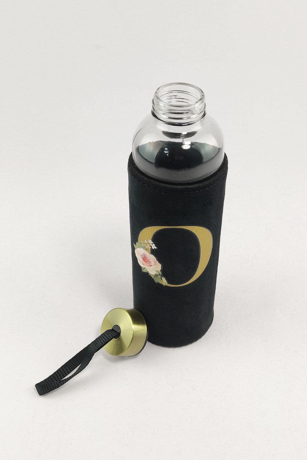 Digithome-H2o 600 ml Glass Flask with Letter O – H2o88620 C1-1-18 2