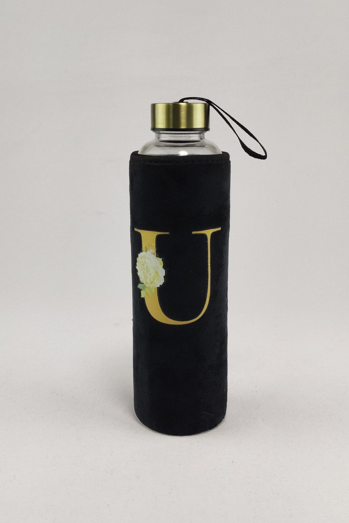 Digithome-H2o 600 ml Glass Flask with Letter U – H2o88620 C1-1-18 1