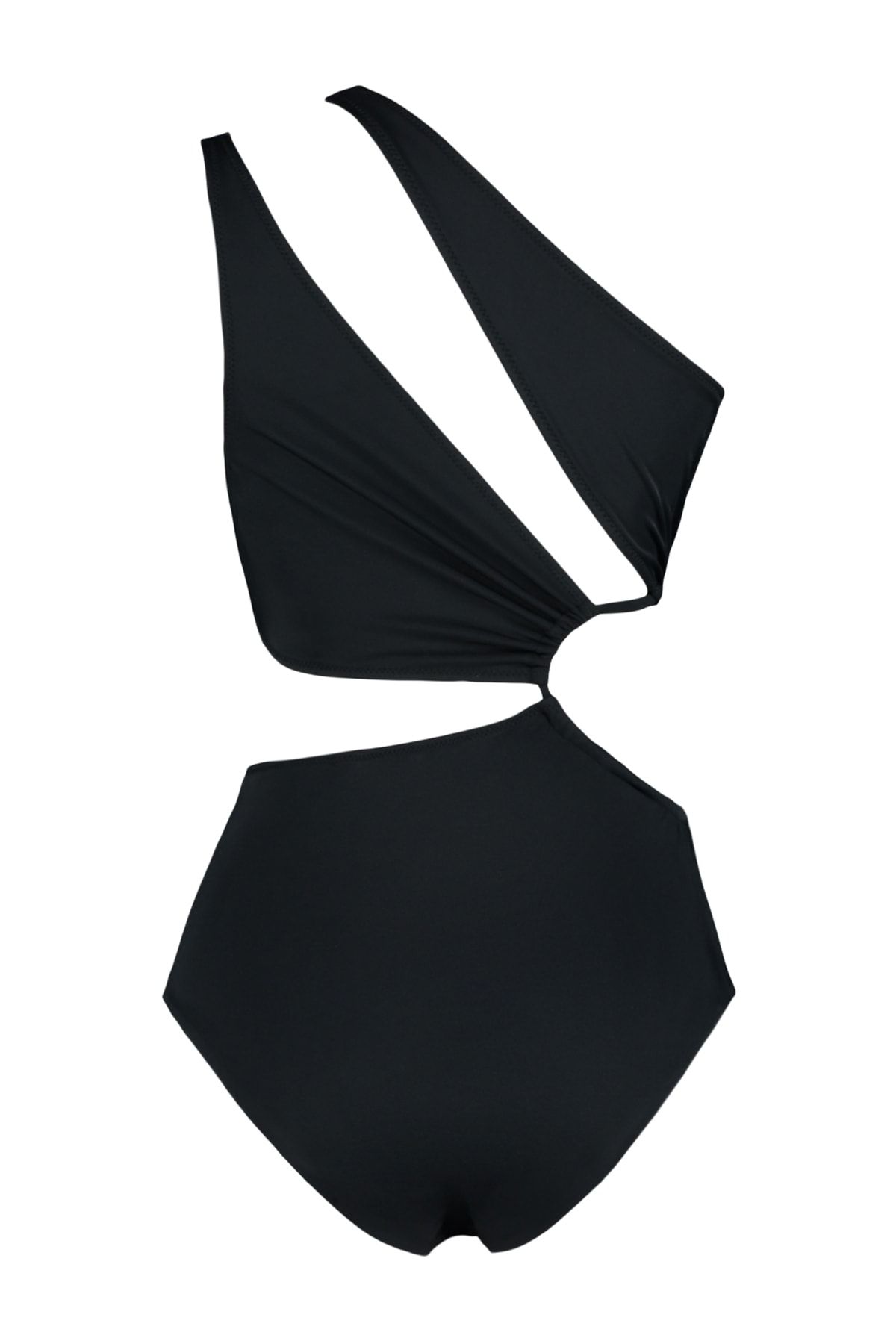 Trendyol Collection-Schwarzer Single Shoulder Tunnel Regular Mayokini TBESS23MA00206 7