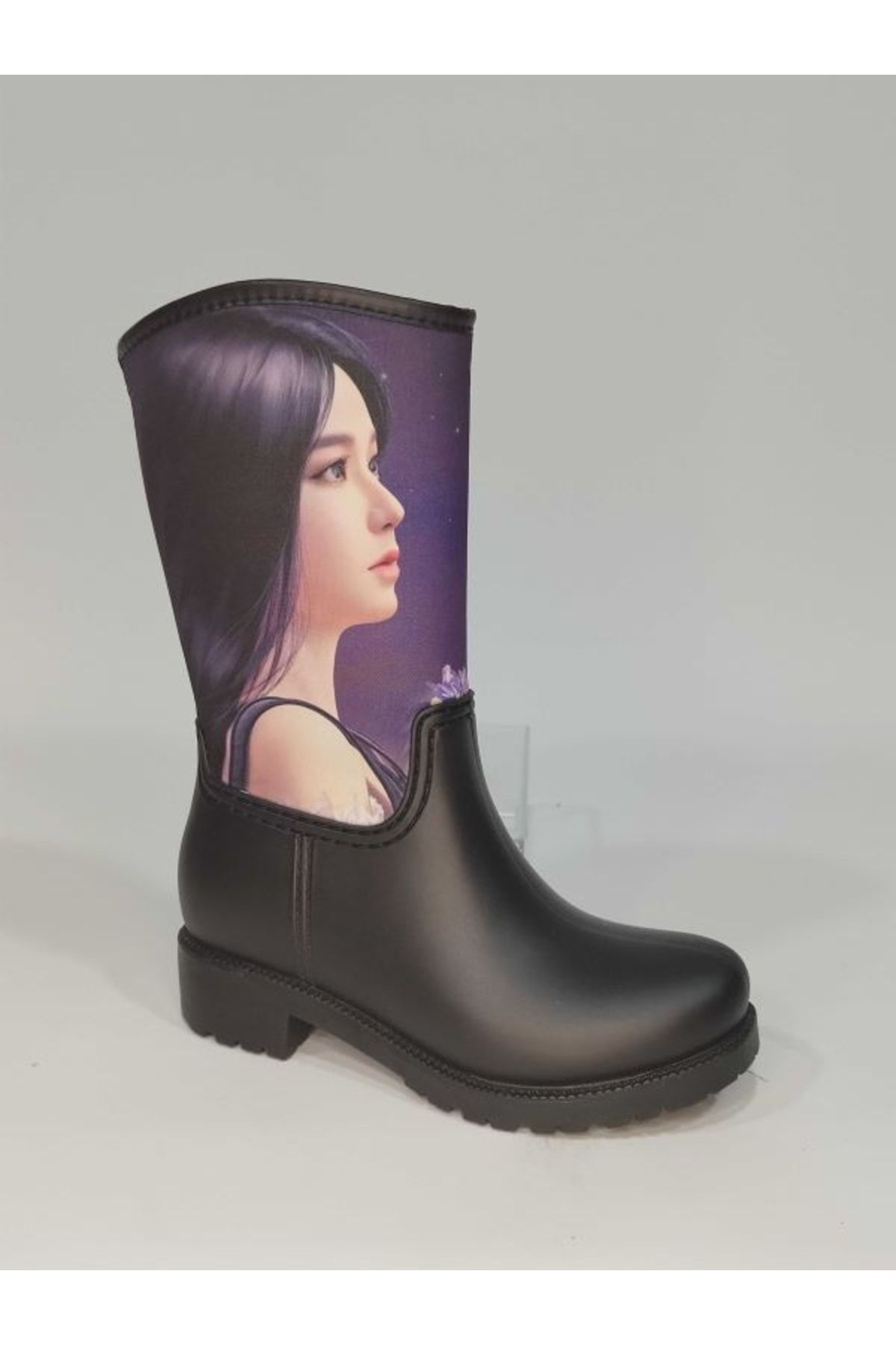 Dark purple sale rain boots