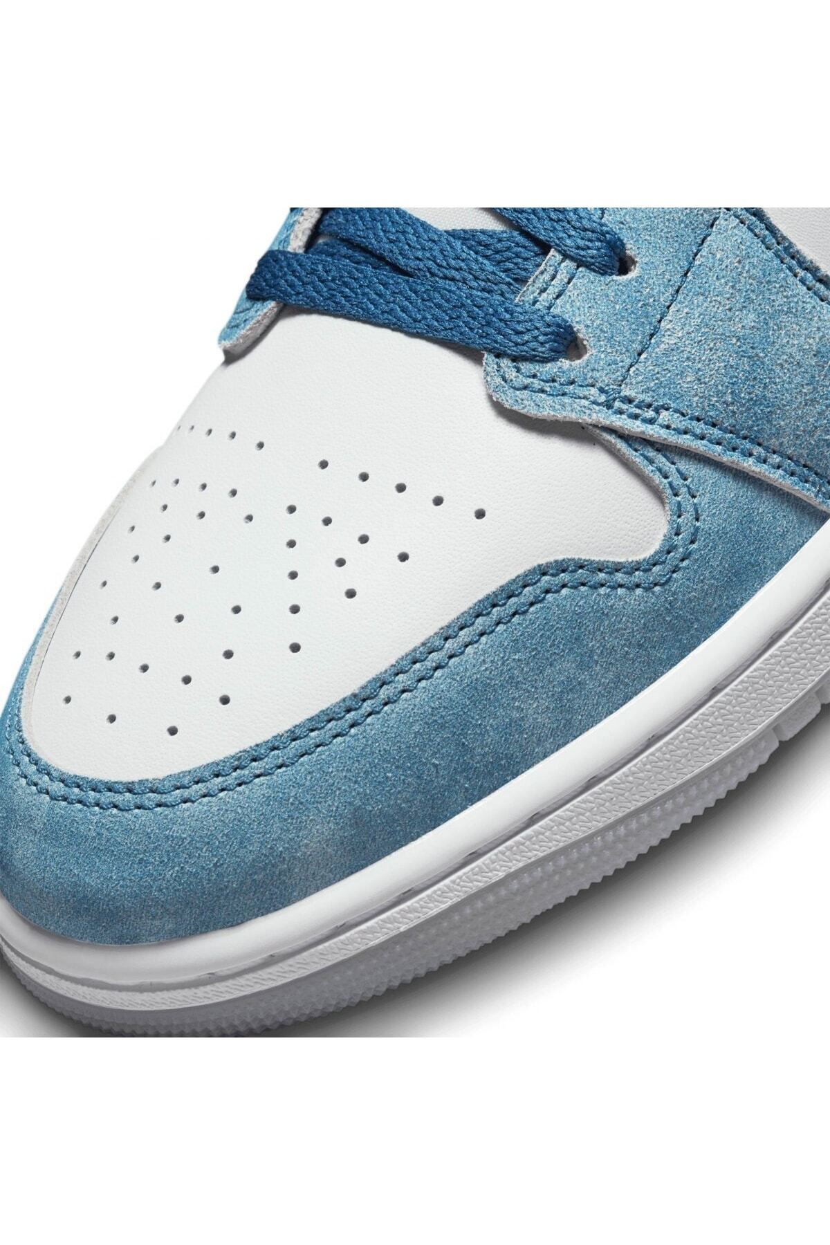 Nike Jordan 1 Mid Se French Blue Fire Red Dn3706-401 Erkek Spor