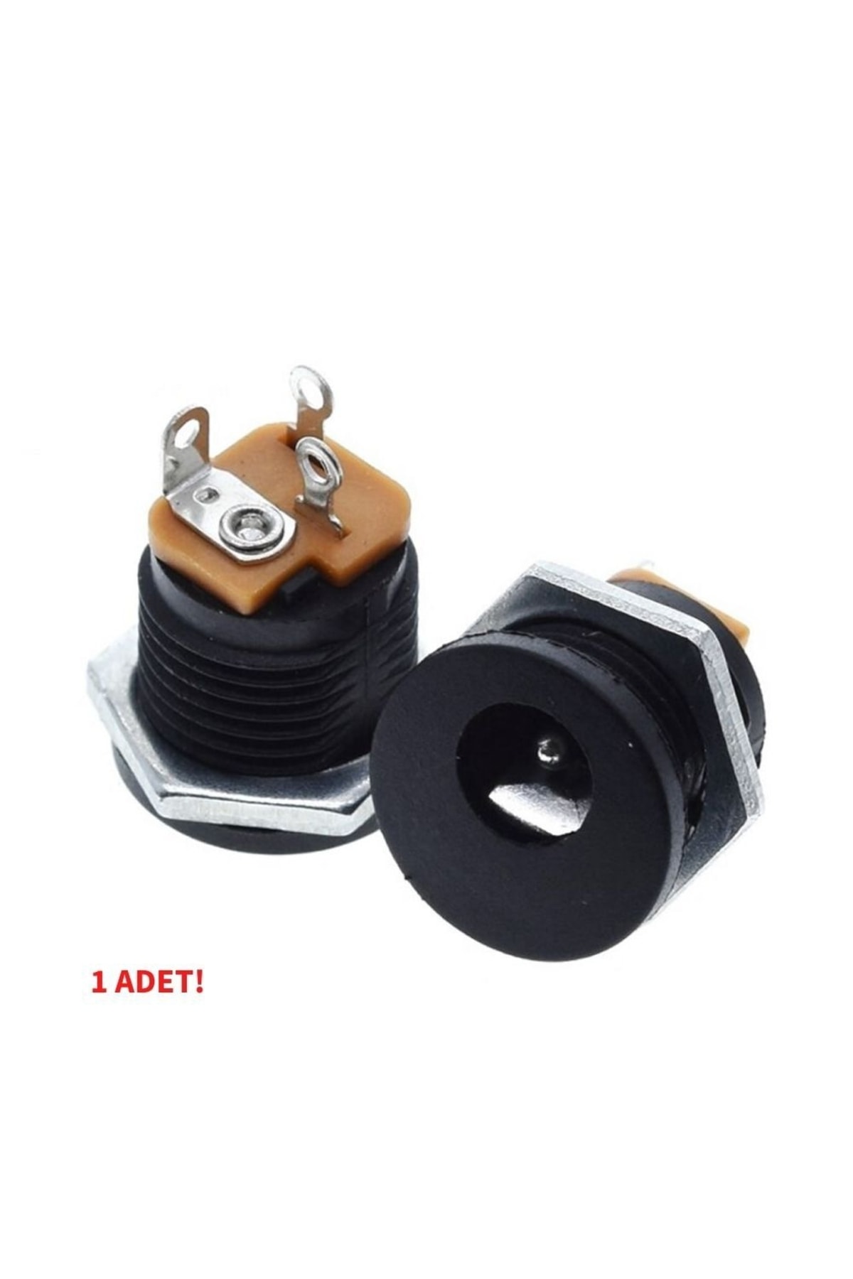 5.5x 2.1mm Plastik DC Güç Soketi Panel Montaj Power Jack Adaptör 8
