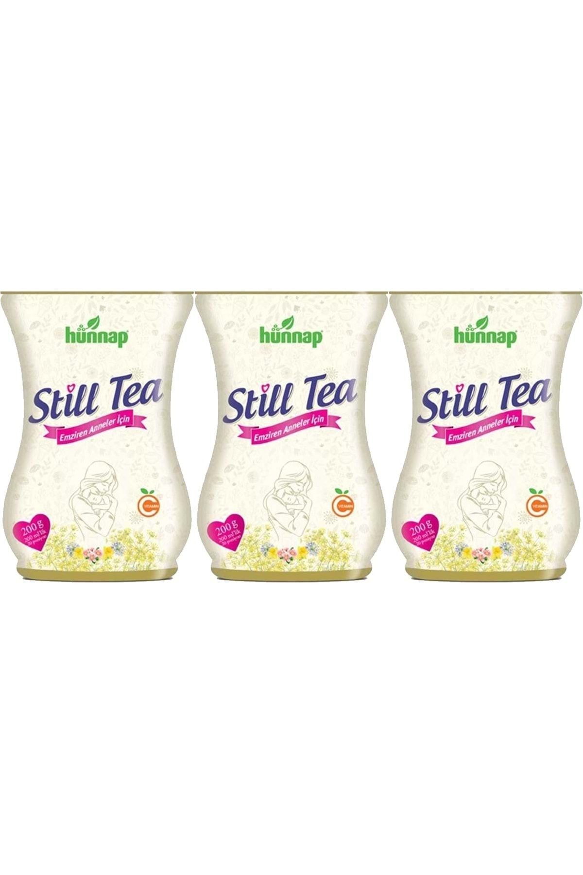 Hünnap Steel Tea Emziren Anneler Için Süt Arttırıcı Içecek 200gr (3 LÜ SET)